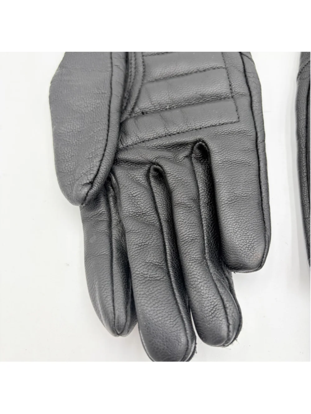 HARLEY-DAVIDSON Leather Motorcycle Riding Gauntlet Gloves Black Women’s M